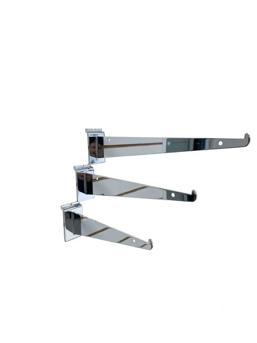 Slatwall Brackets Chrome