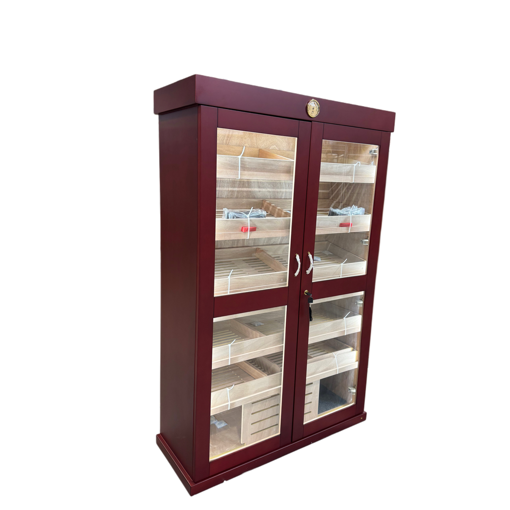 Cigar Wooden Cabinet with Humidifier( 43" W x 69" H )
