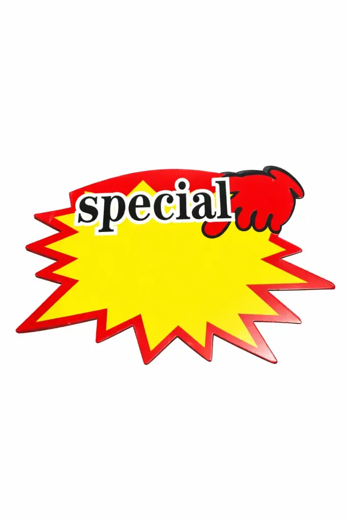 StarBurst Special Sign - 20 Pack 