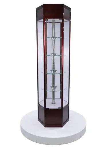[6FT-JWL-SHW1_SPNR] 6 Feet Jewelry Showcase with Motor Spinner