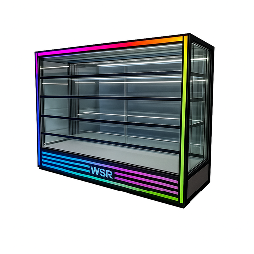 5 Feet Showcase With Neon Lights