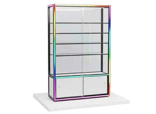 [TEMP-0014] 4x6 Feet Showcases 4 Side Glass With Music Light