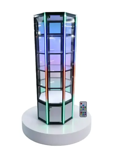 Octagonal Round Cabinet