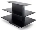 Floor Display 3Tier Rectangular D-202 BLACK