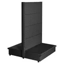 Metal Wall Shelf Double Side 3x5.9ft (Black)