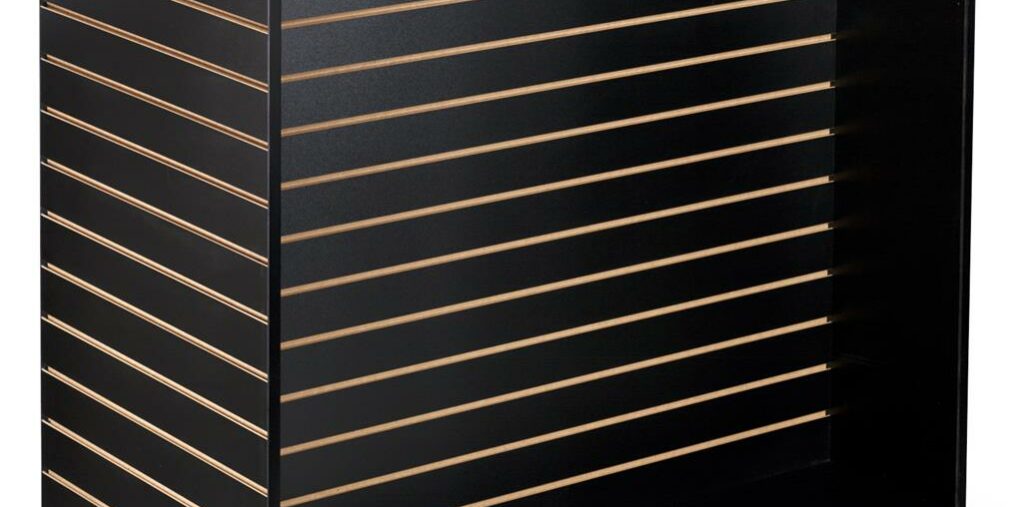Four sided Slatwall Display Four sided Slatwall Display