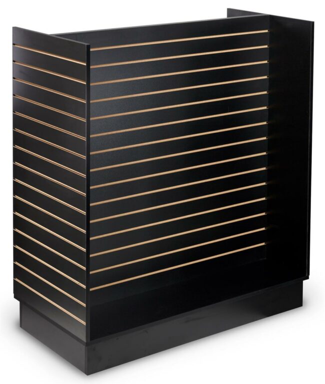 Four sided Slatwall Display Four sided Slatwall Display